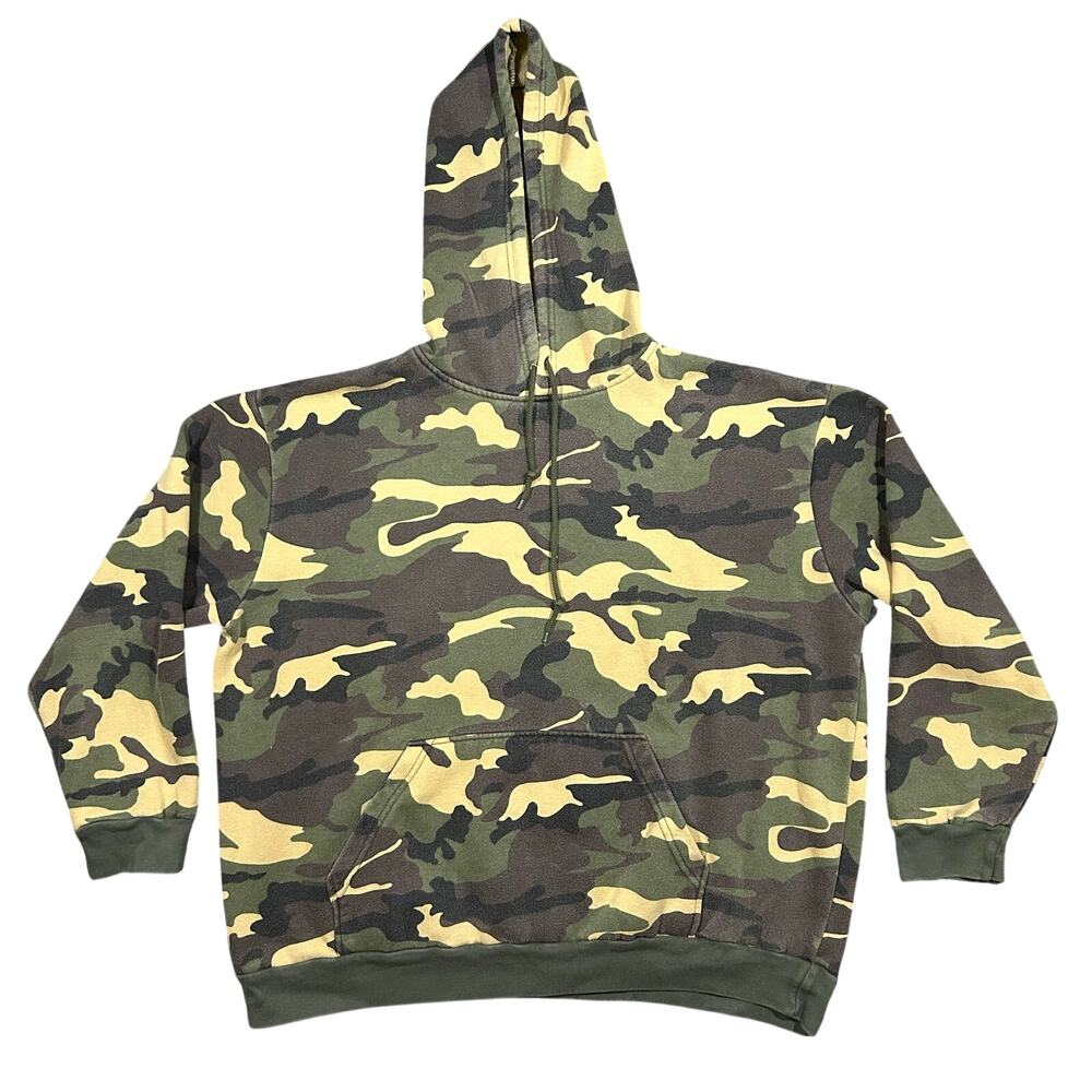 Vintage Rothco Camo Hoodie Men’s 2XL Sweatshirt Camouflage Pullover